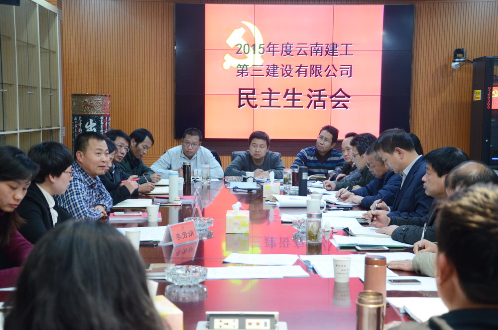 查問題 補(bǔ)短板 力推公司轉(zhuǎn)型升級(jí)——公司黨委召開2015年度專題民主生活會(huì)